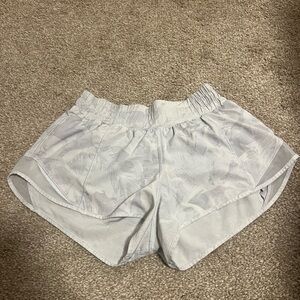 Lululemon Athletica Light Gray Athletic Shorts